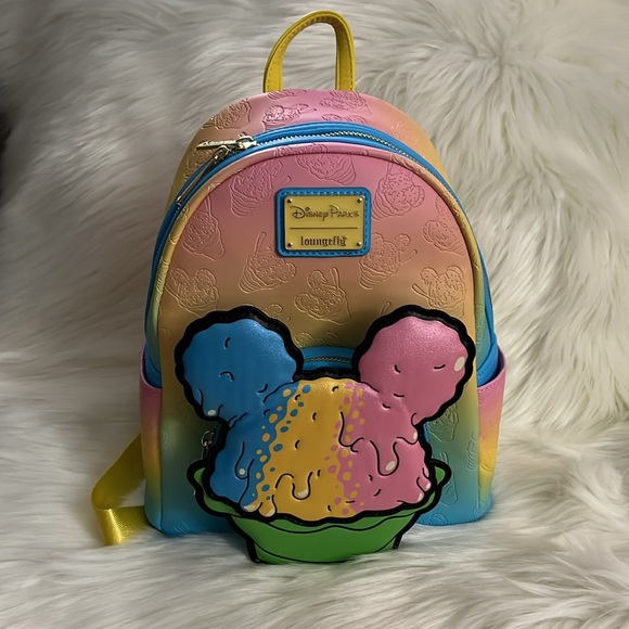 Mickey Mouse Shaved Ice Loungefly Mini Backpack – Disney Eats - Picture 6 of 8